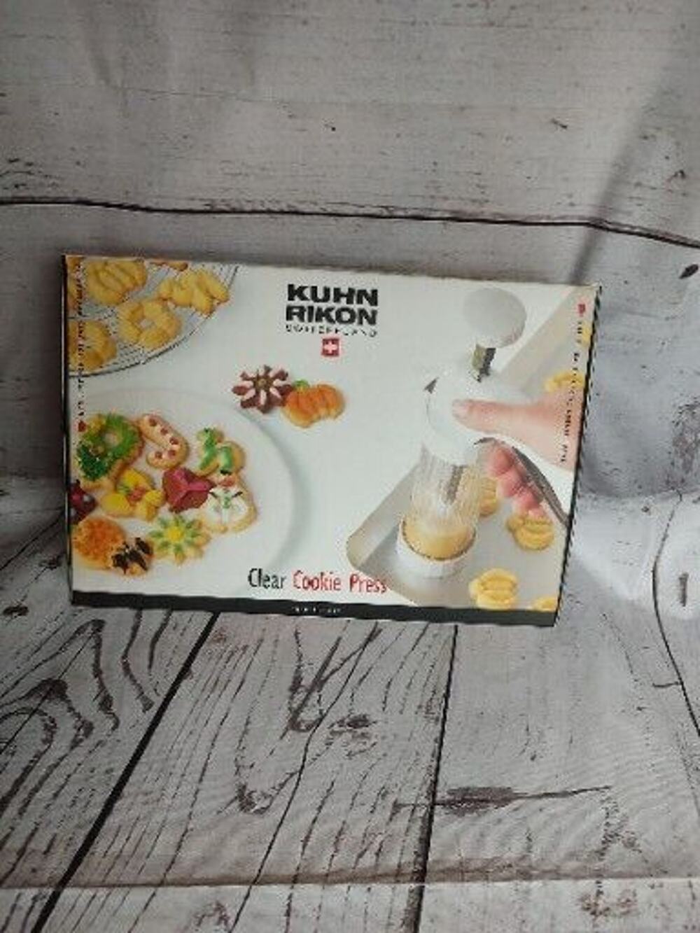 Kuhn Rikon Cookie Press 14 Pc Set Baking Spritz Decorating Cookie Cutter New